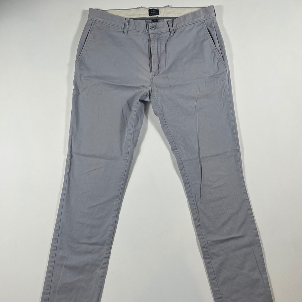 J. Crew Factory Men's Light Gray Chinos